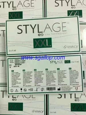 Hot sales Stylage  Anti-wrinkle/Cross linked Injection Grade Hyaluronic Acid Filler/Gderm Cross Linked HA Filler 24mg/ml supplier